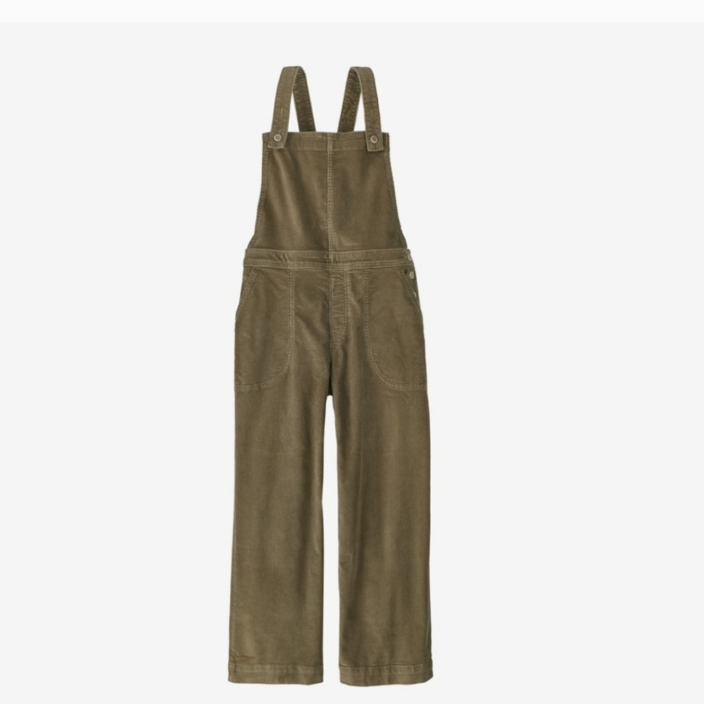 Patagonia Olive Green Cropped Jumpsuit
